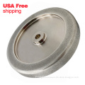 8" Woodturning Tool Carbide 4-in-1 Electroplated CBN Grinding Wheel Gouges for Wood Carving